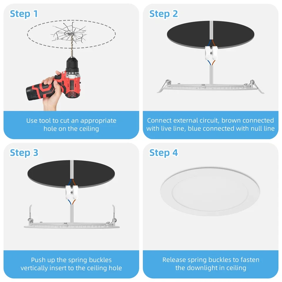 Versatile Ceiling Lights Fixture with LED - 2X6W - Premium Collection Model 12AAF6