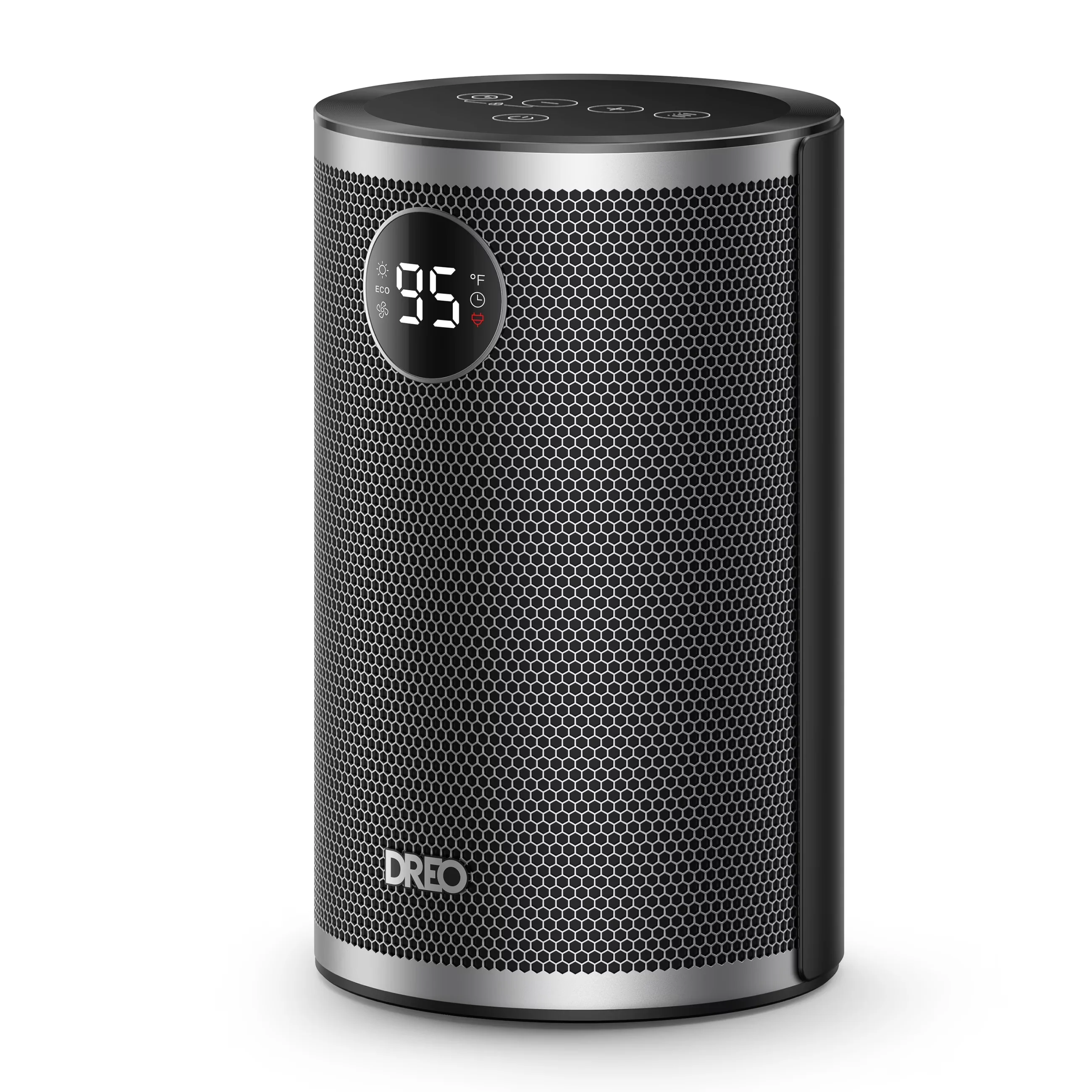 Professional Portable And Electric Space Heater with 1500W, Child Lock - Black for Home Model 4CEDD3