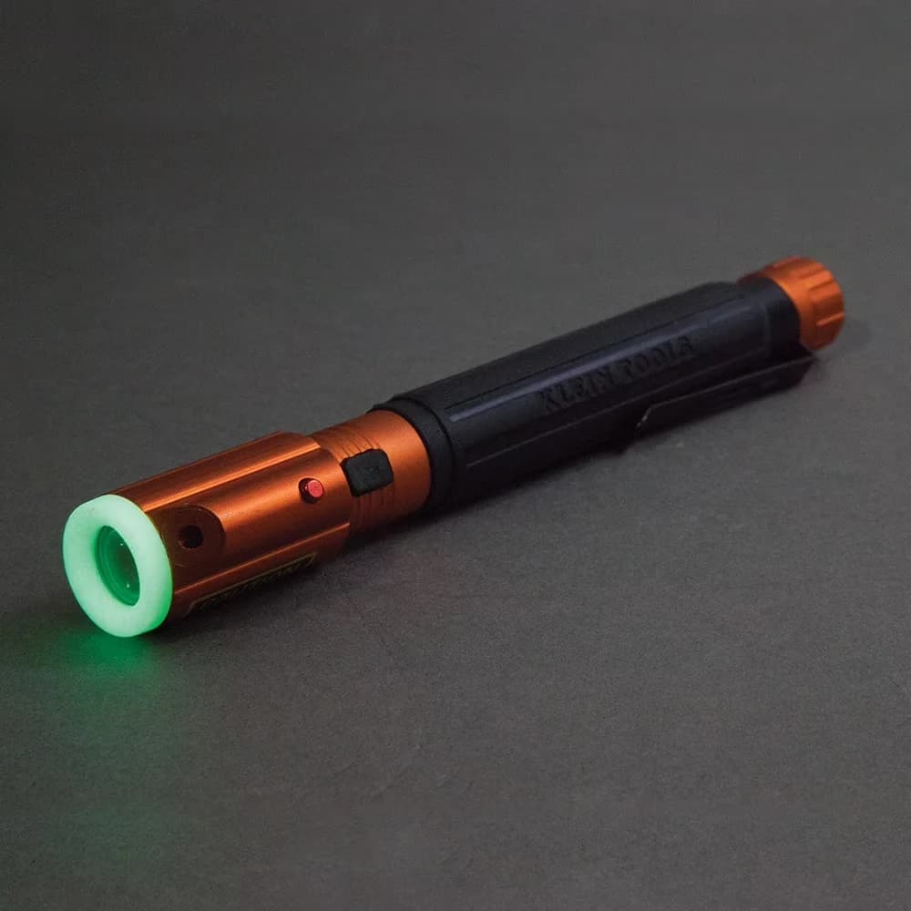 Compact Pro Tool with LED, Battery, 56026 Inspection Penlight - Aluminum Body, Silicone Grip Model 63B517