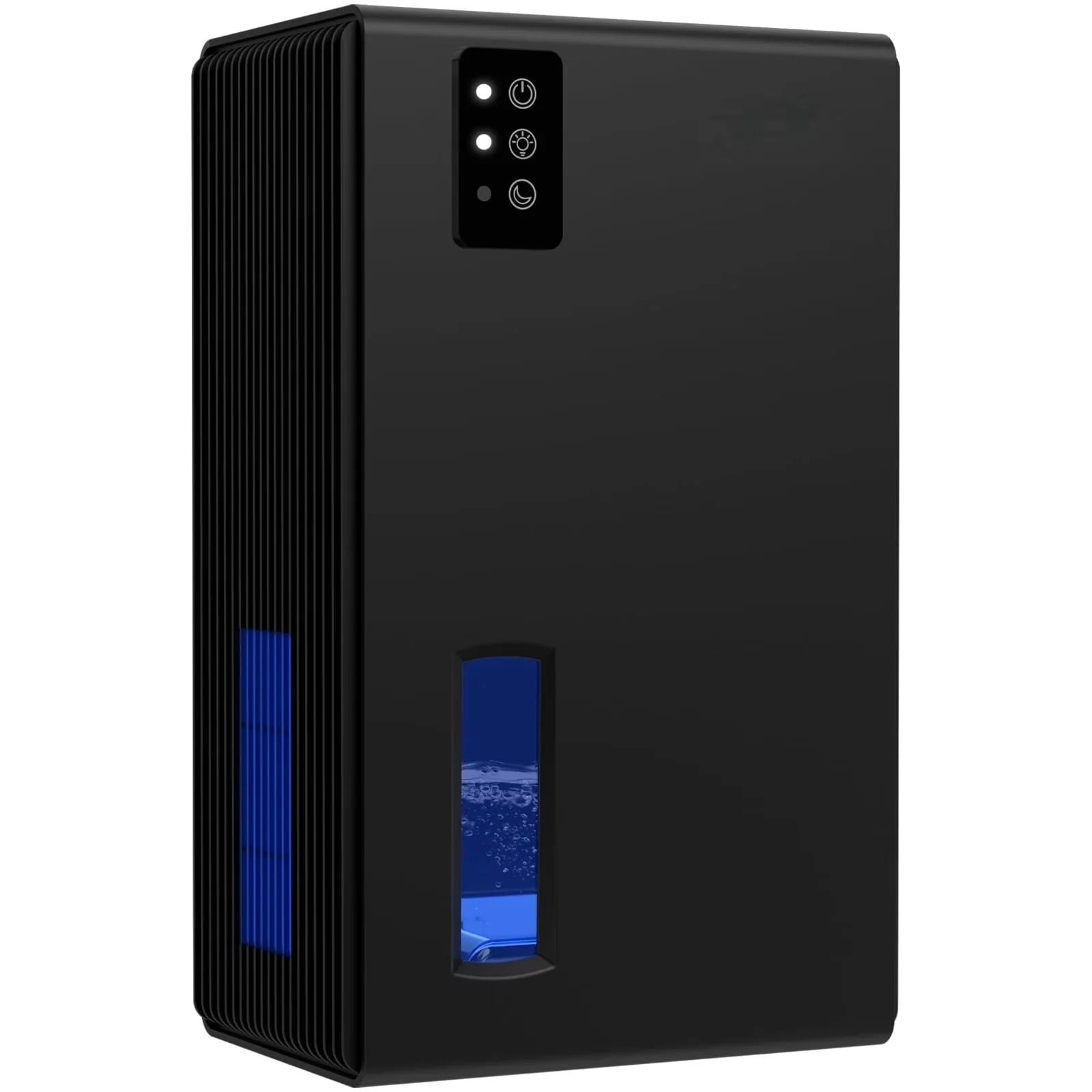 Efficient Dehumidifier with LED, Automatic Shut-Off, Bucket Full Indicator - Black for Home Model 4DE4AF