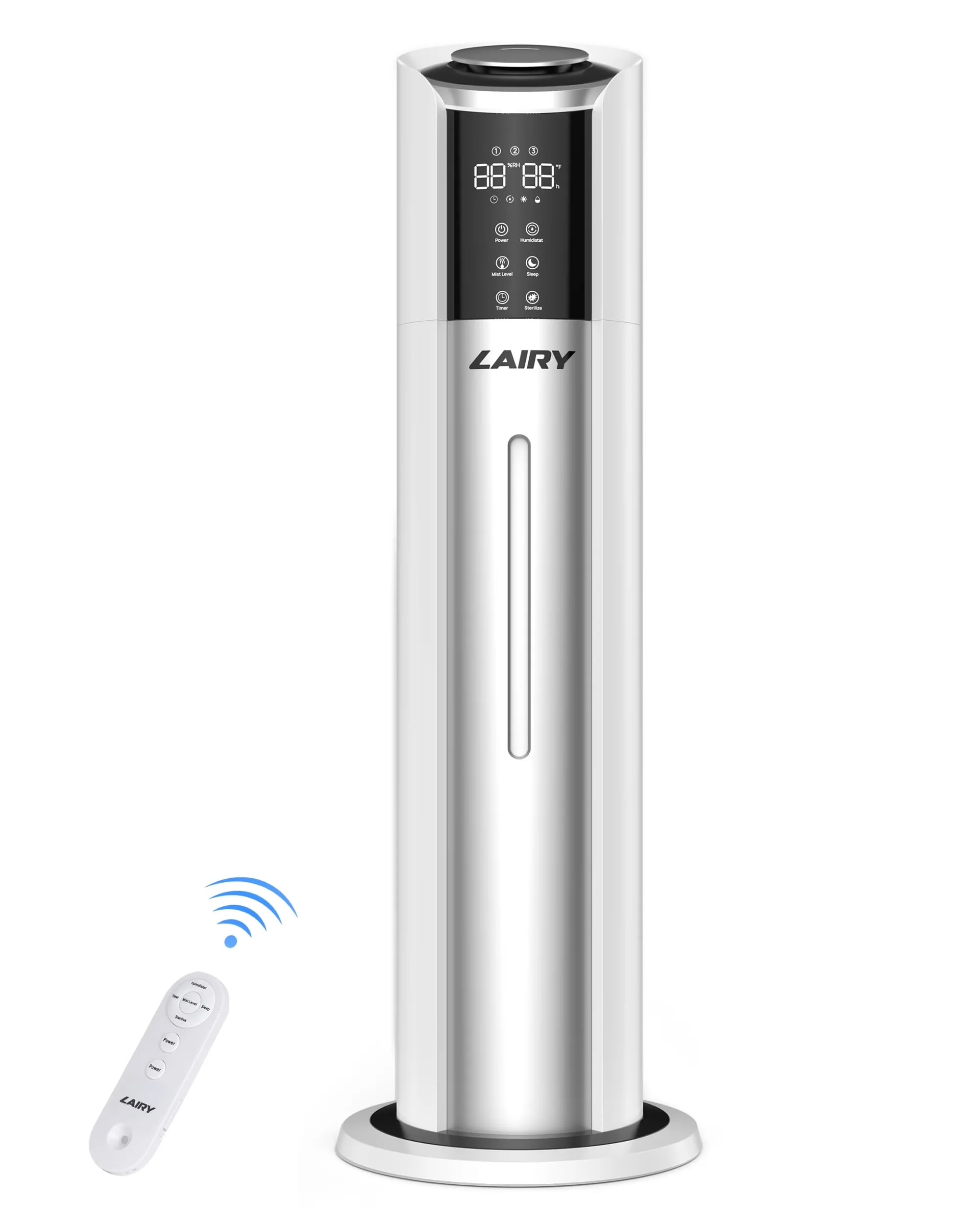 Humidifier Efficient with Adjustable Humidistat, 8L Cool Mist Air Humidifiers - White Model 494BB0