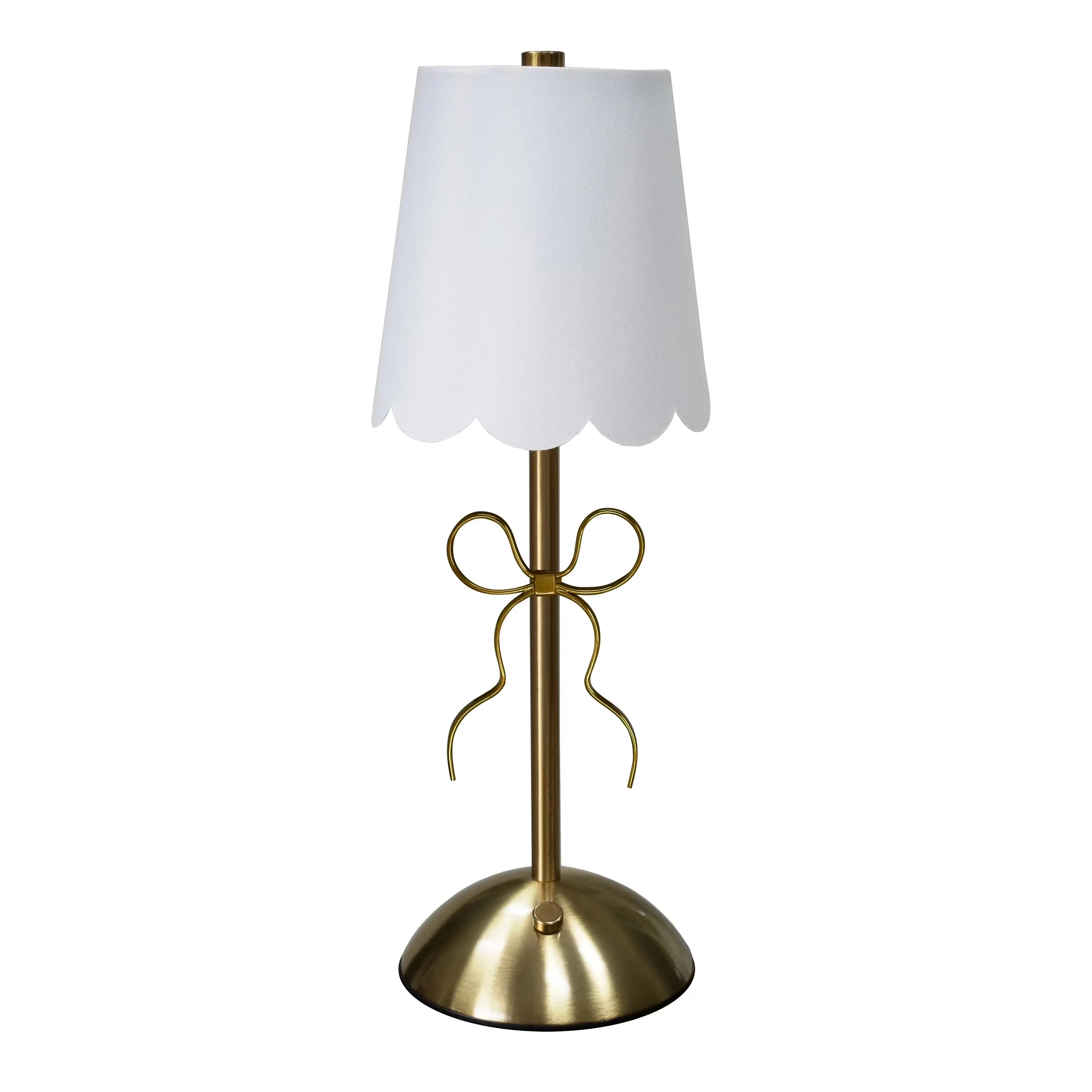 Efficient Lamp with LED, Battery, Cordless Portable LED Table Lamp - Plastic Gold, Multicolor, White Model BA4FBA
