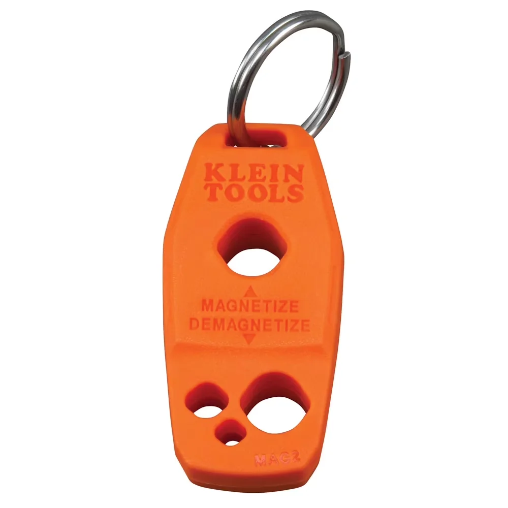 Sleek Pro Tool with MAG2 Magnetizer / Demagnetizer, No batteries required - Orange Plastic Model 4CEB6E
