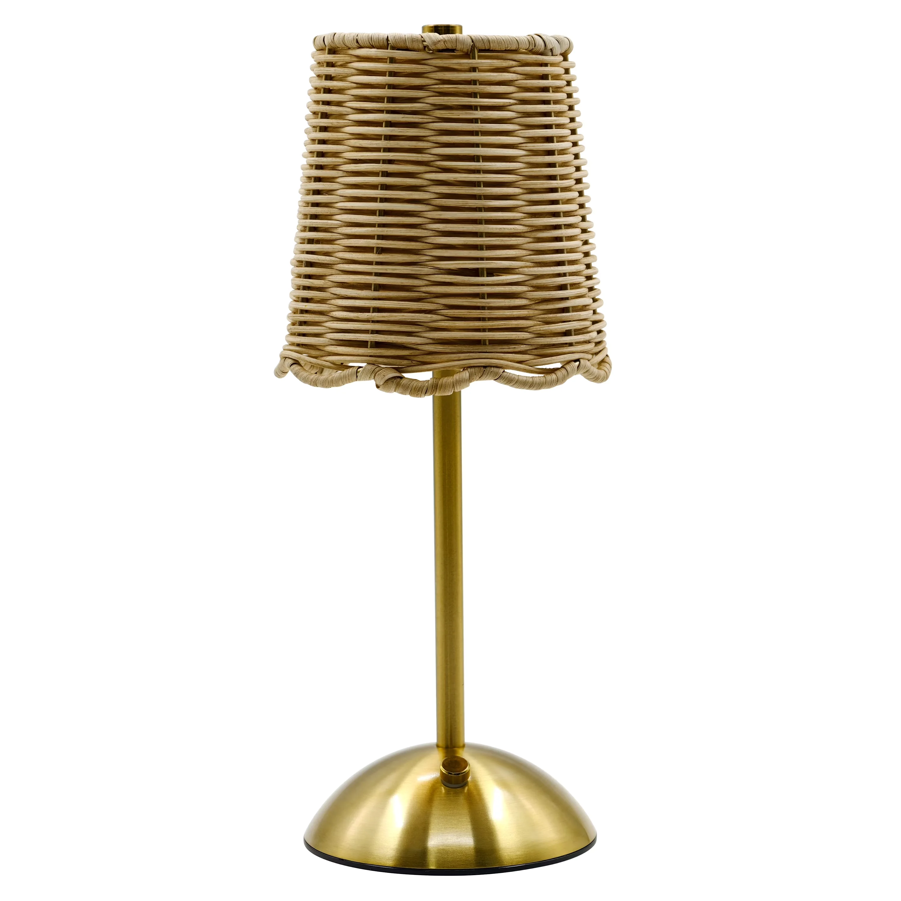 Premium Table Lamp with LED, Battery, Accent Lamps - Brown, Gold Plastic Model C7A2D8