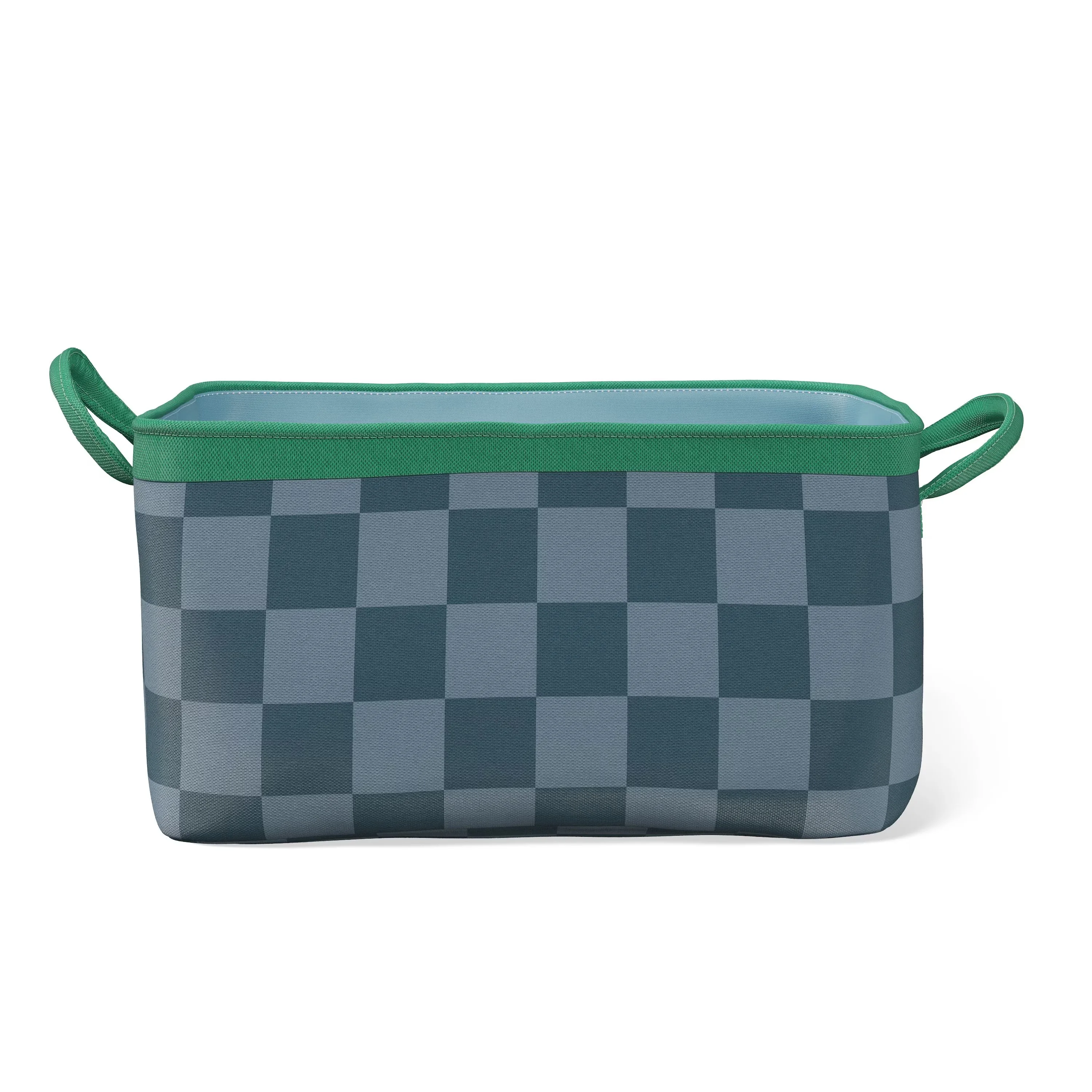 Garage Storage Supply Reliable with Handles, Canvas material with a fun check pattern - Red Canvas Model 0E012C