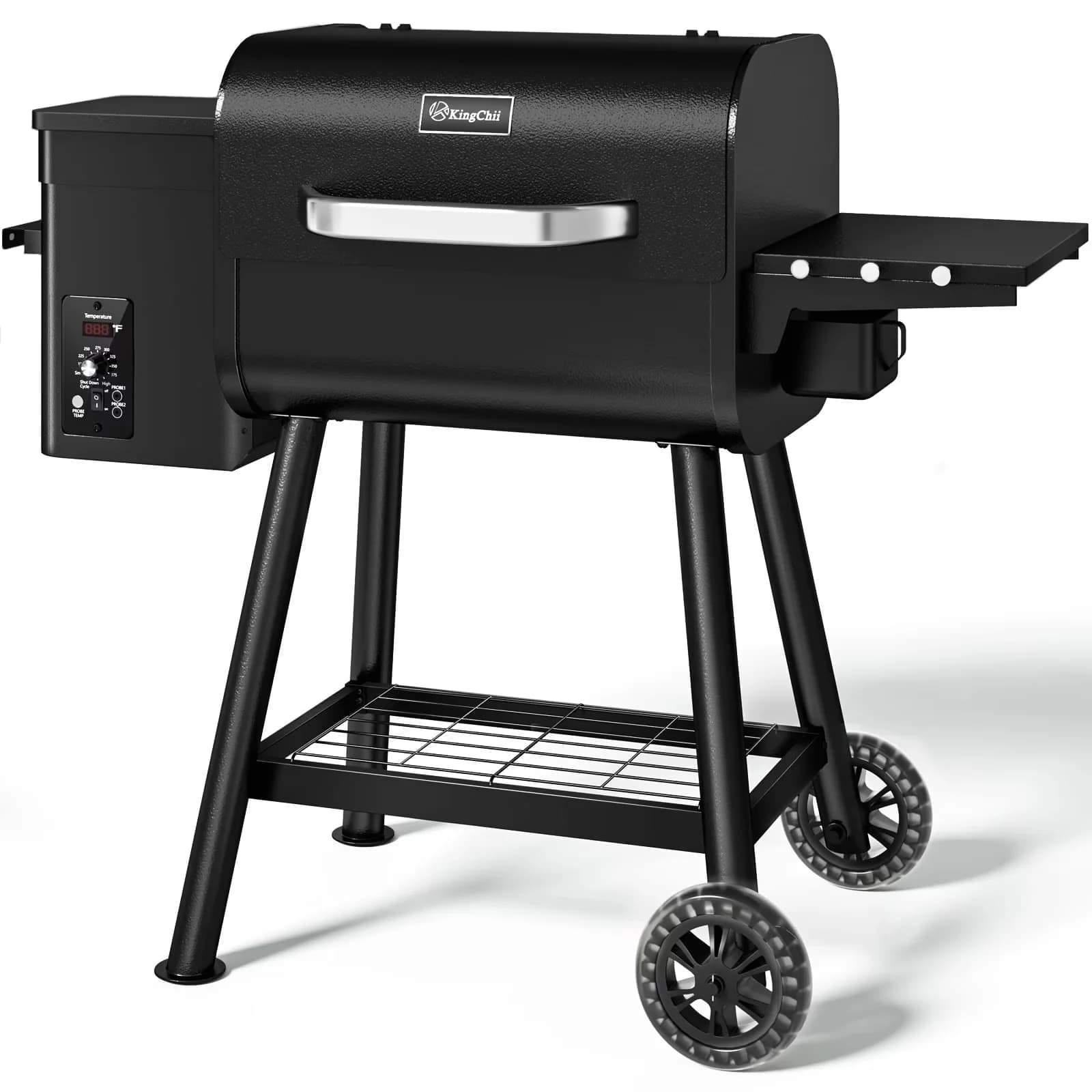 Smoker Versatile with Digital Temperature Control, 456 SQ.IN Grill - Steel Black Model 800D91