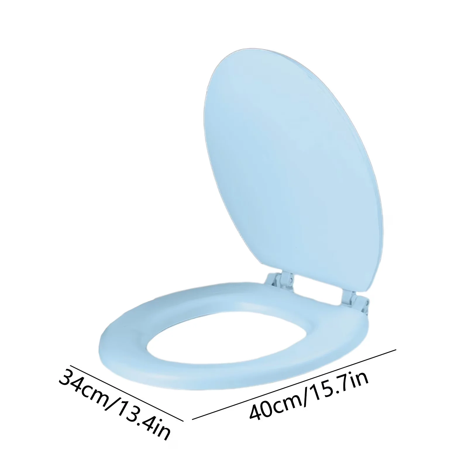 Premium Toilet Seats And Lid with Easy To Clean, Round Seat - Q Plastic Model 15E586
