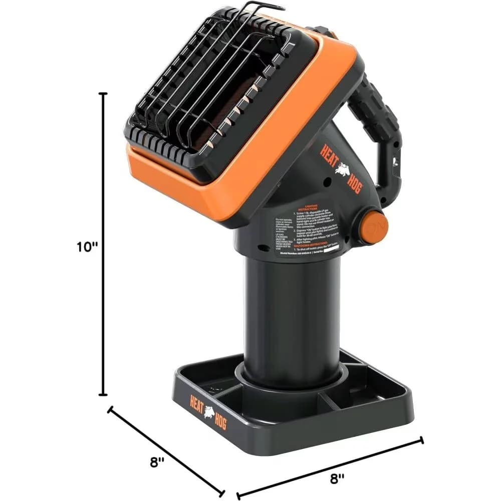 Innovative Portable And Electric Space Heater with 4000 BTU, Adjustable - Orange Model C4085D