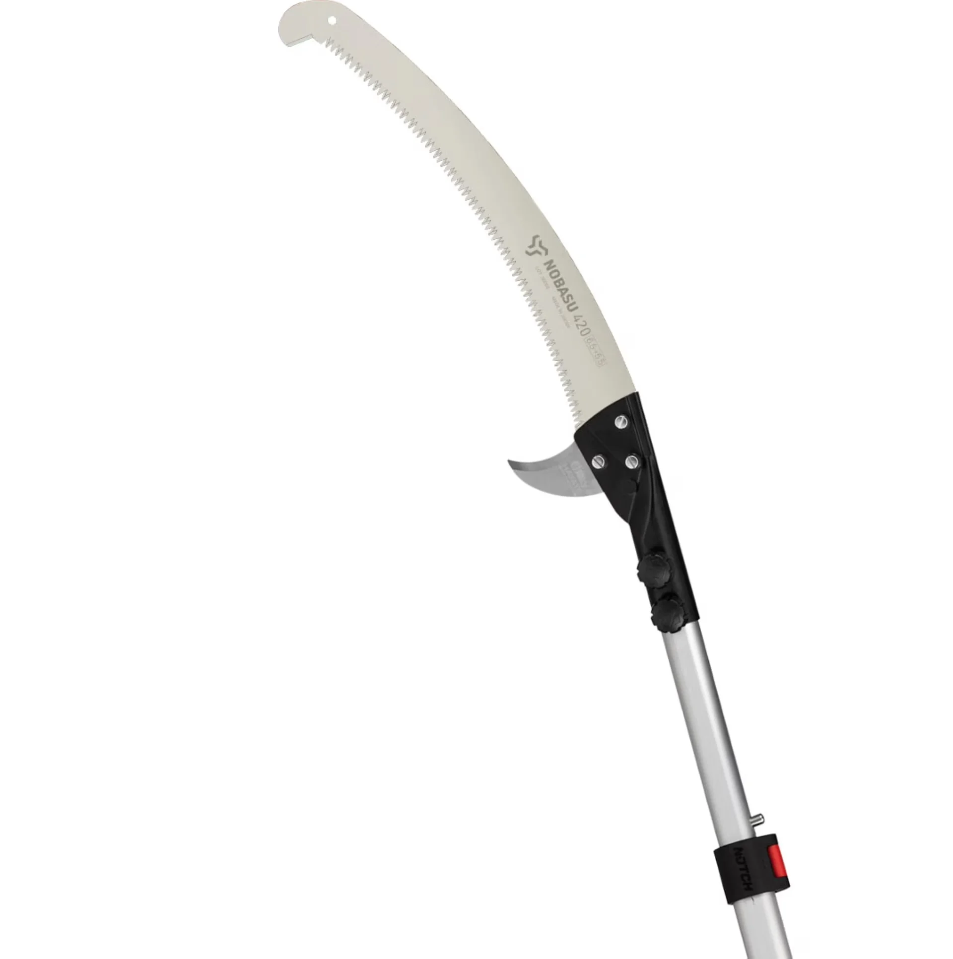 Pole Saw Sleek with Telescoping, Rigid Aluminum Construction (4373-42N) - Silver Model 06ED08