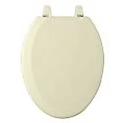 Compact Toilet Seats And Lid with Easy To Clean, Adjustable Seat - Wood Black Model 44A43B
