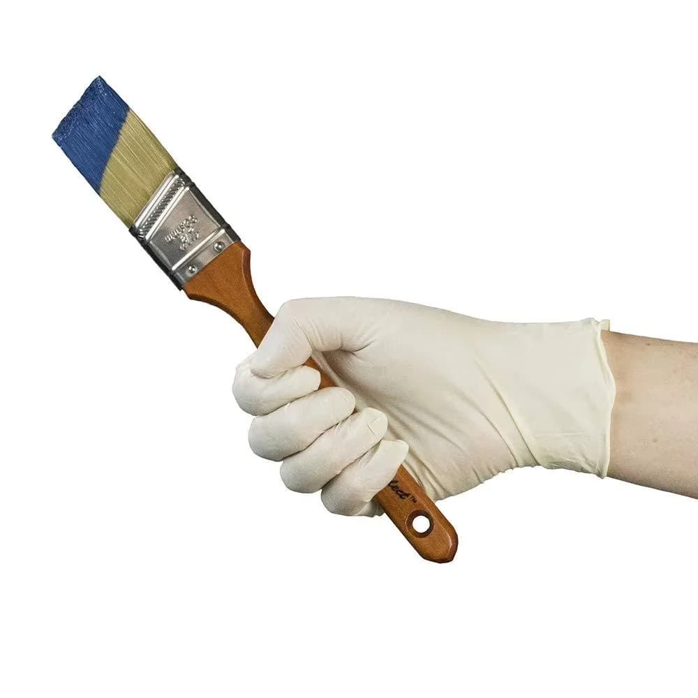 Protective Equipment Classic with Disposable - Latex White Gloves - Universal Fit Model E09760