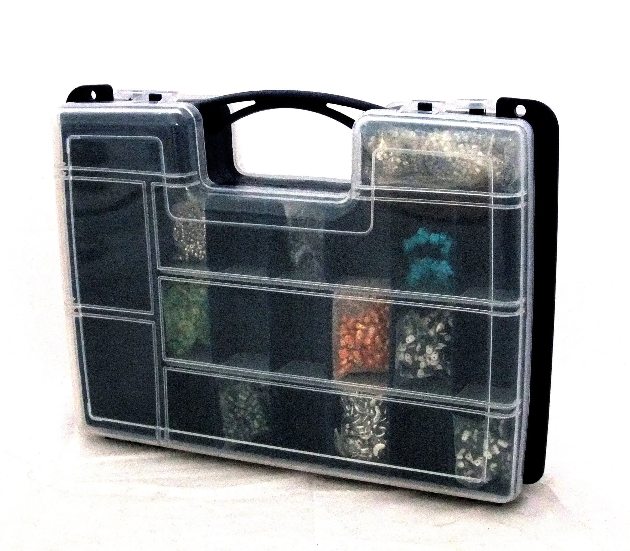 Toolstorage Professional with Double-Sided, 11-1/4 x 8-1/2 x 2-3/4 - Black Plastic Model 88081D
