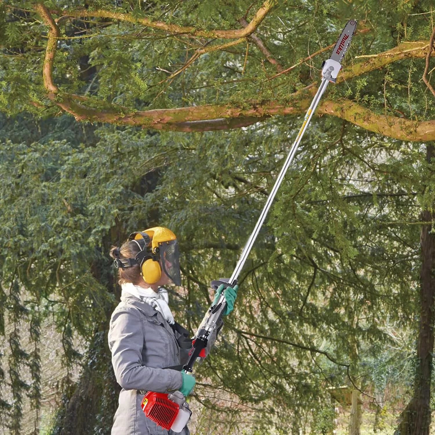 Pole Saw Innovative with Telescoping, Non-slip Handle, Strong Power - Stroke Model E3B4C2