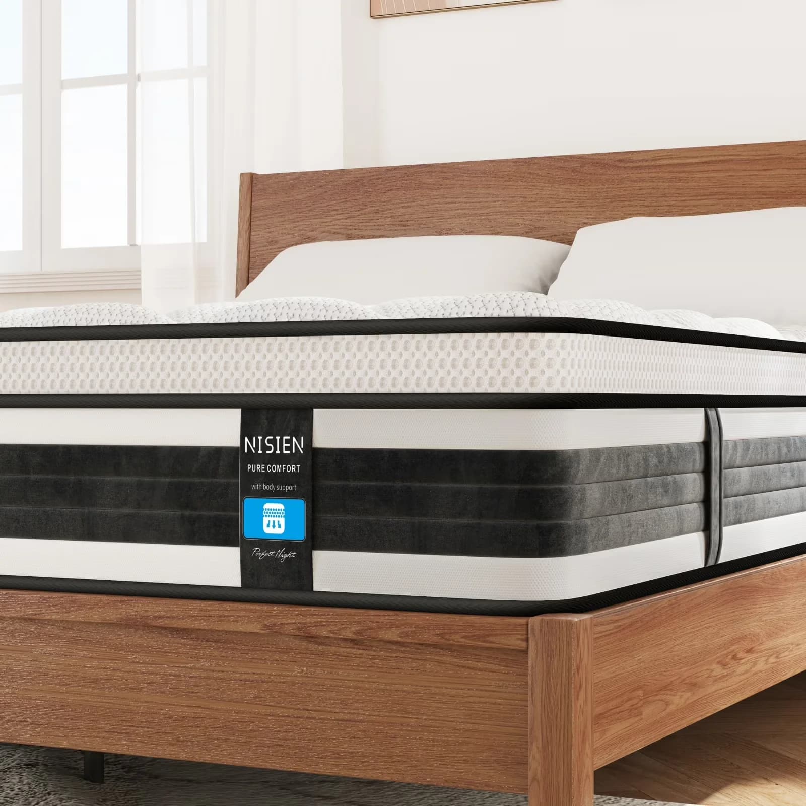 Mattresses Accessory Reliable with Hypoallergenic, Mattress-In-A-Box - Innerspring+Memory Foam Model 883FB9