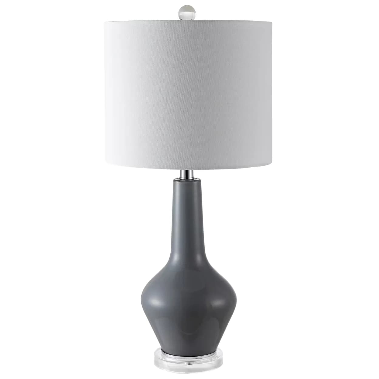 Essential Lamp with LED, Farmhouse, Tanner Traditional 31 in. H - Brown Resin Model CF9736