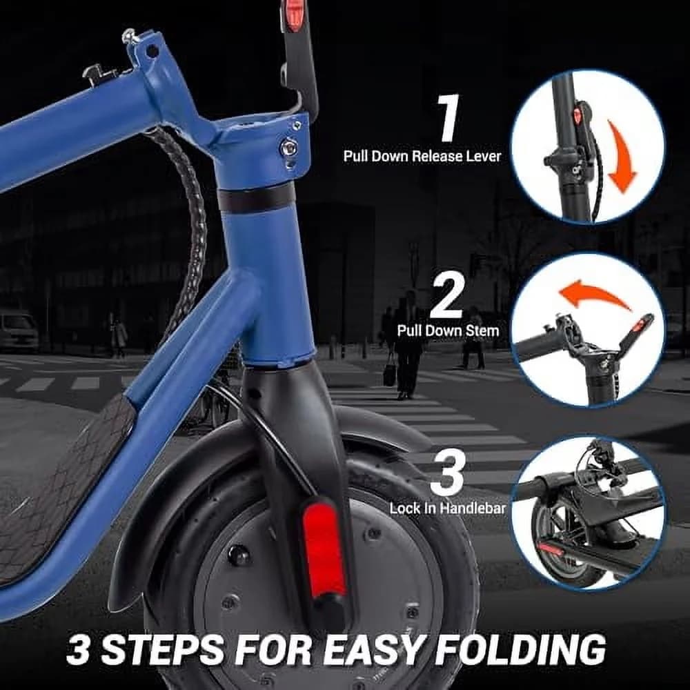 Scooter Essential with Electric - Black for Daily Use Model 12F234
