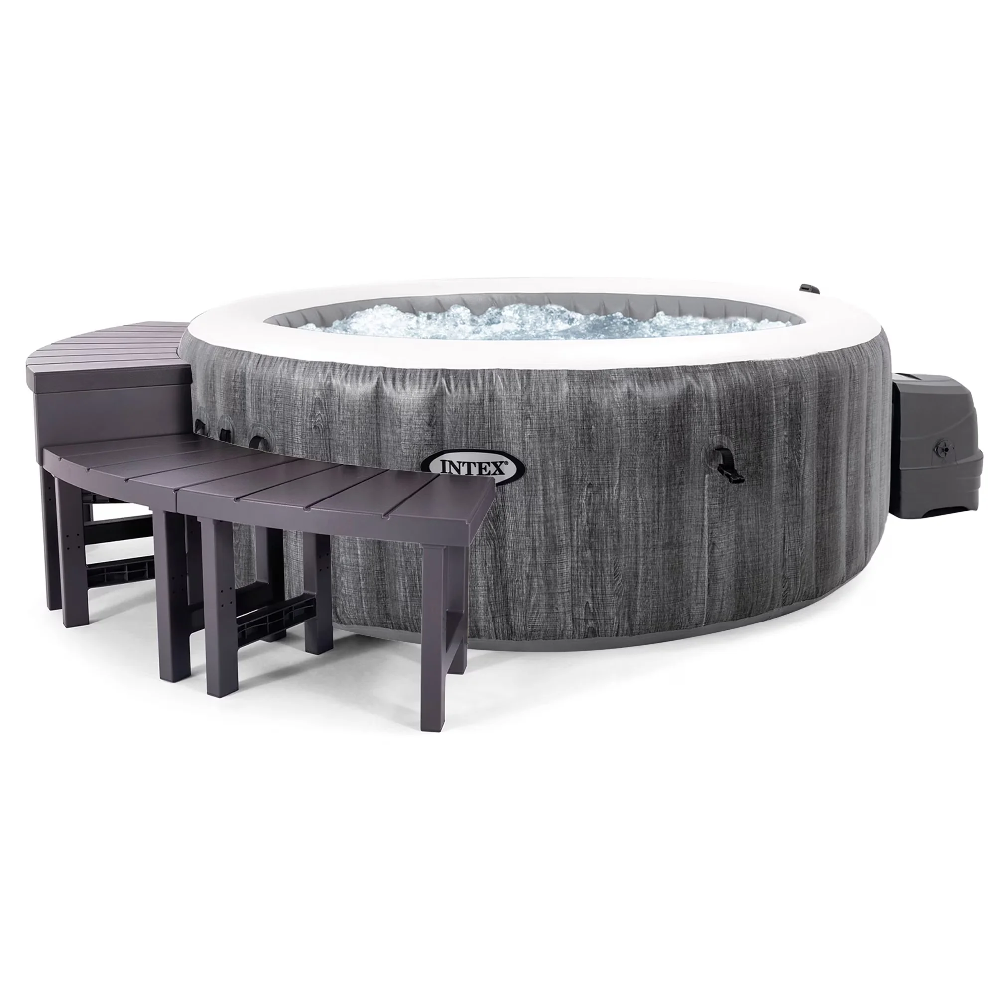 Versatile Hot Tub with Inflatable - Gray PureSpa - Satisfaction Guaranteed Model 8E92ED