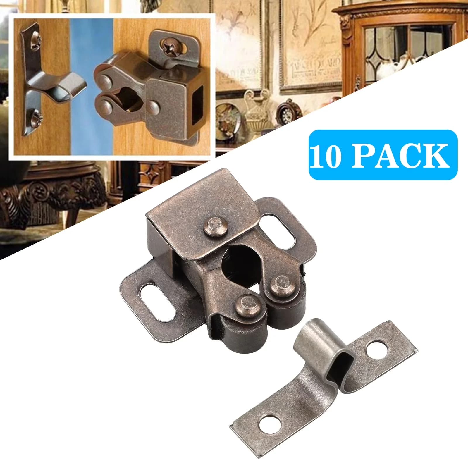 Versatile Kitchen Renovation with Heavy-Duty, Easy Installation - Metal Brown Model 1F3336