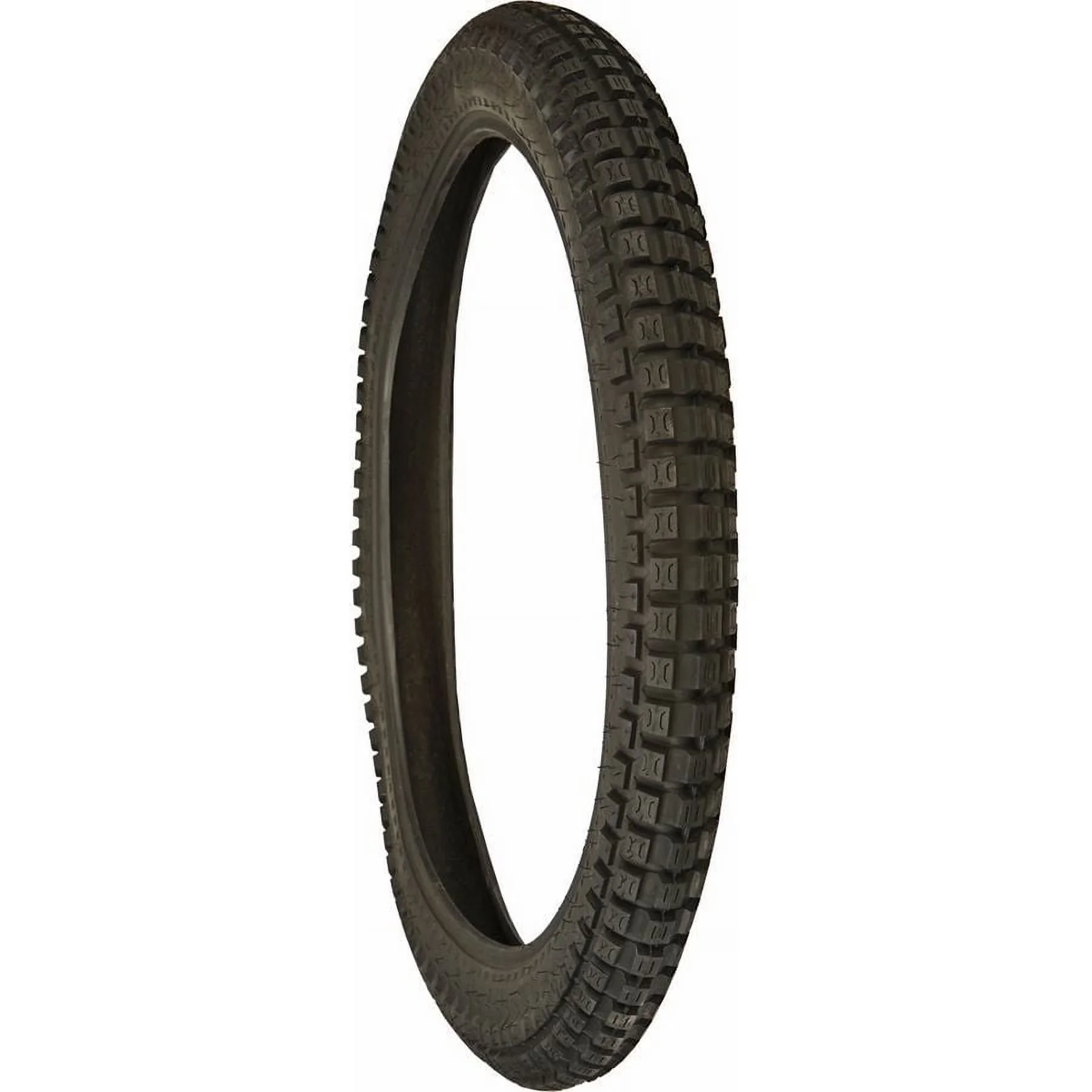 Motorcycle Tire Essential with Dot Approved, SR241 Trail Pro Front/Rear 2.75-18 - Black Model 4F7CCF