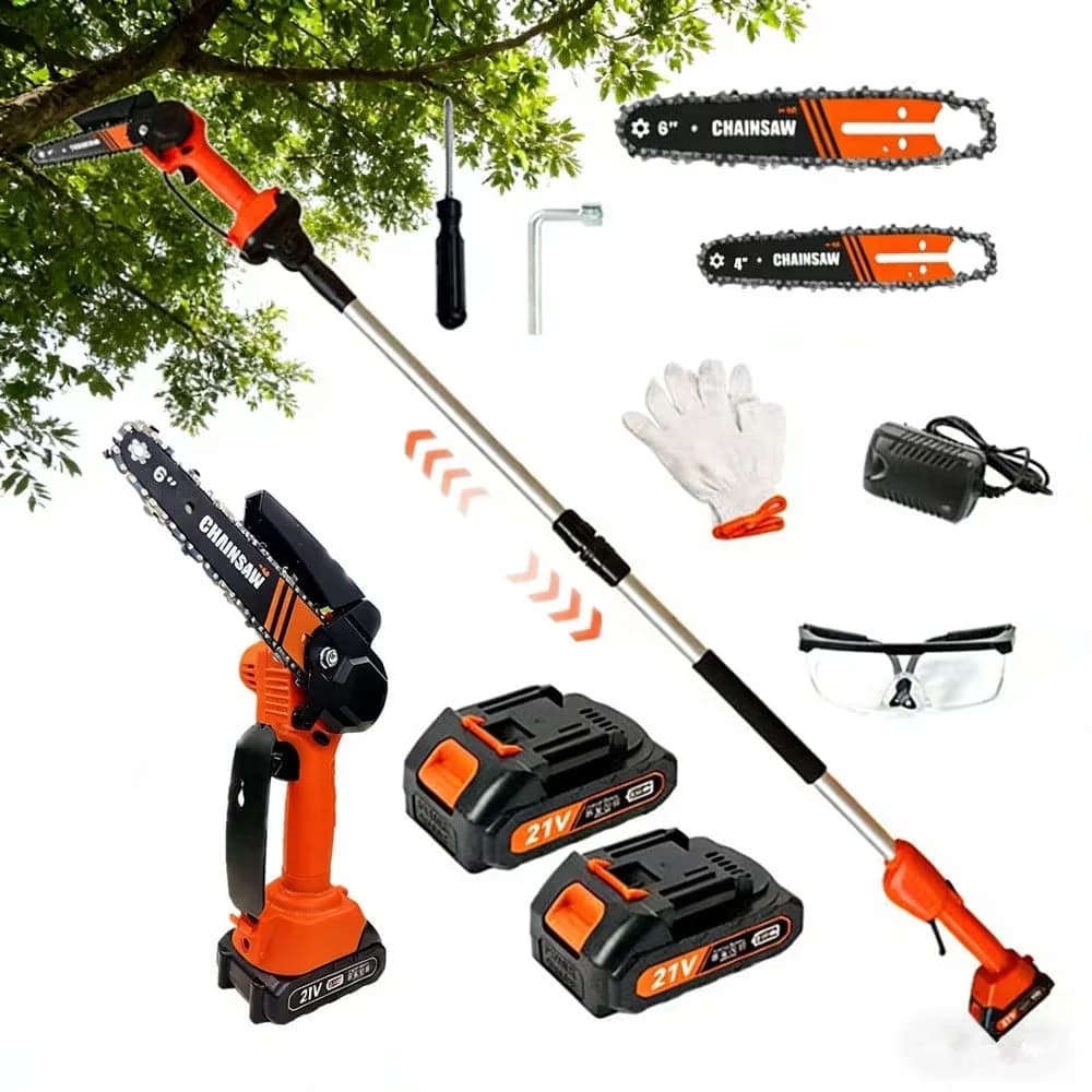 Essential Pole Saw with Battery, Telescoping, Cordless for Everyday Use - Model 1F8C67