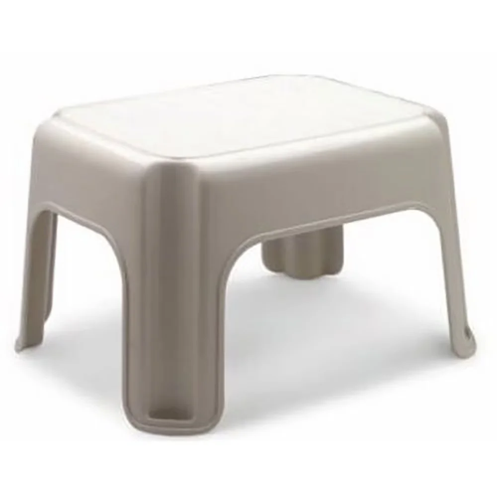 Quality Ladders And Step Stool with Anti-Slip, Tan, Supports a maximum of 300 pounds - Beige Plastic Model C5CF4A