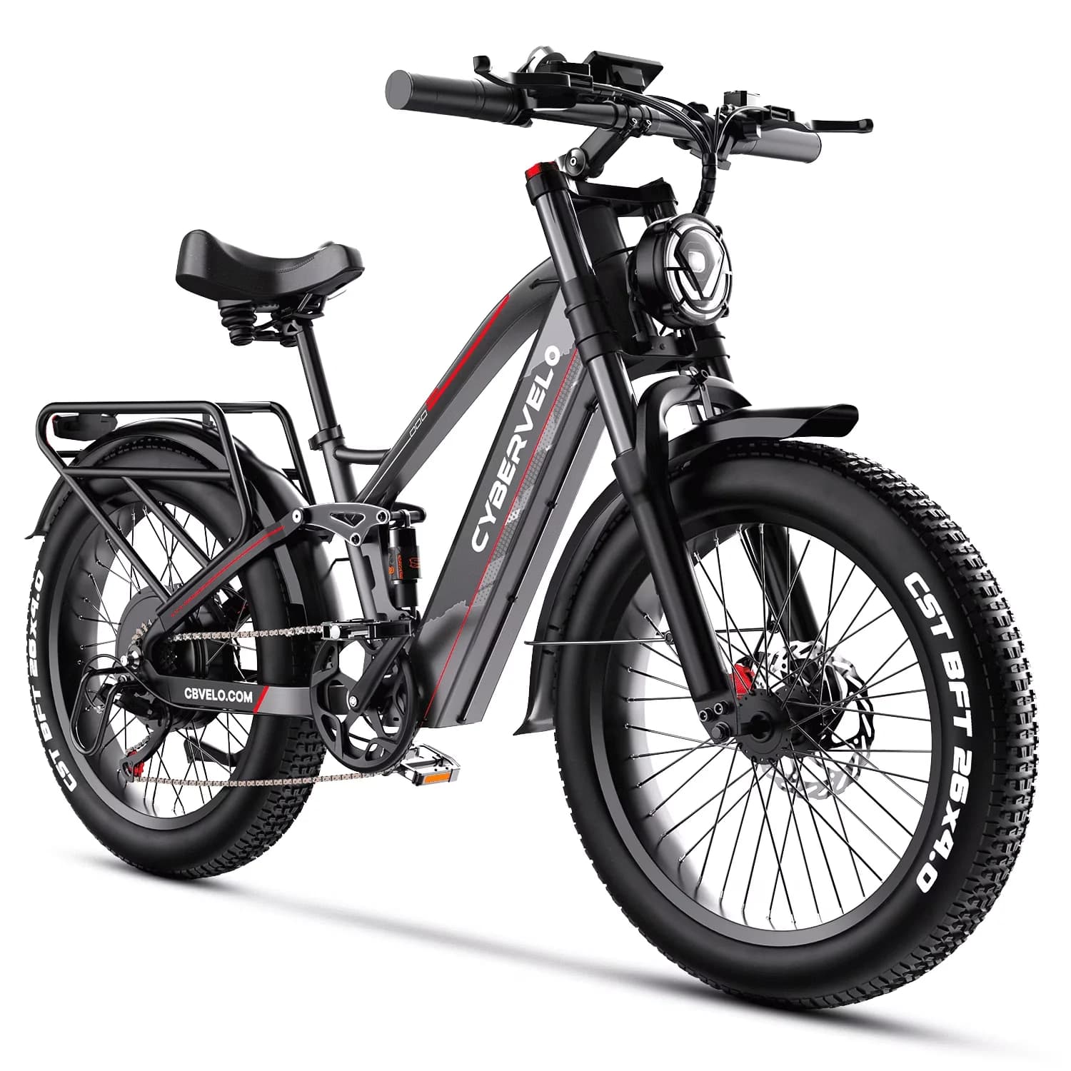 Electric Bike Classic with Battery, 2000W, 26"x 4" for General Purpose - Model CB4C87