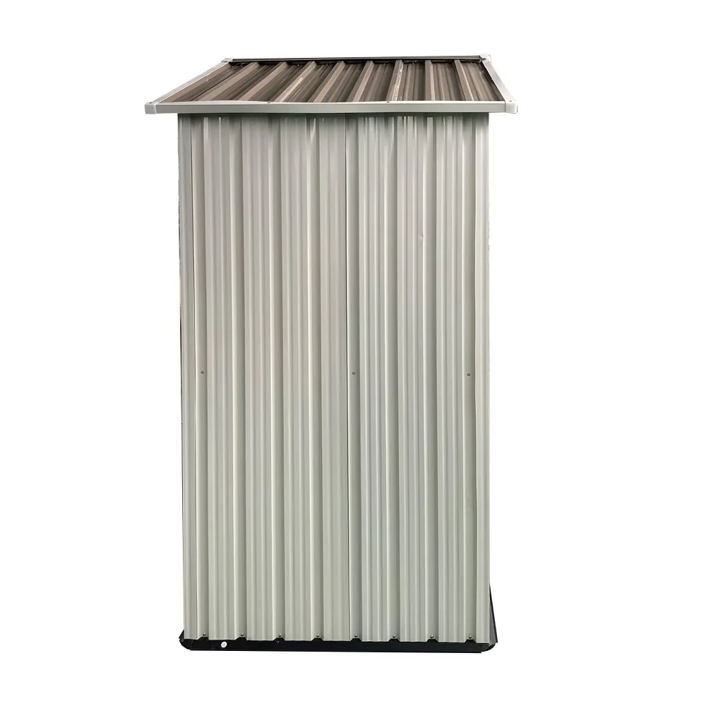 Shed Premium with Rot Resistant, Rust Resistant, Lockable Door - White Metal Model EB2388