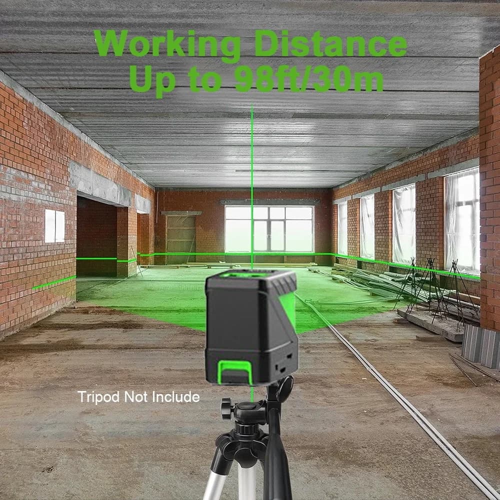 Classic Measuring Layout with Battery, Easy To Use, High-Precision - Abs for Home Model D17EB1