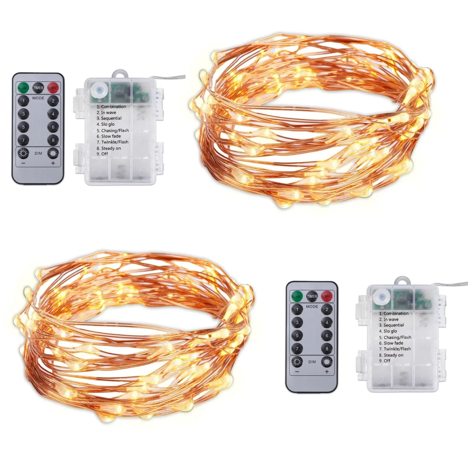 Led Lighting Stylish with LED, Battery, Easy to use and practical for everyone. - White Model 22432E