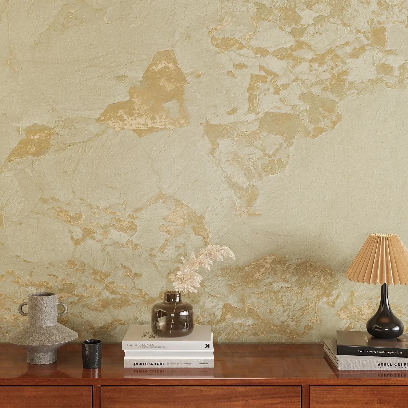Wallpaper Modern with Removable, Gold Marble Contact Paper, 【Material】 : High quality vinyl - Beige Vinyl for Kitchen Model C8D08B