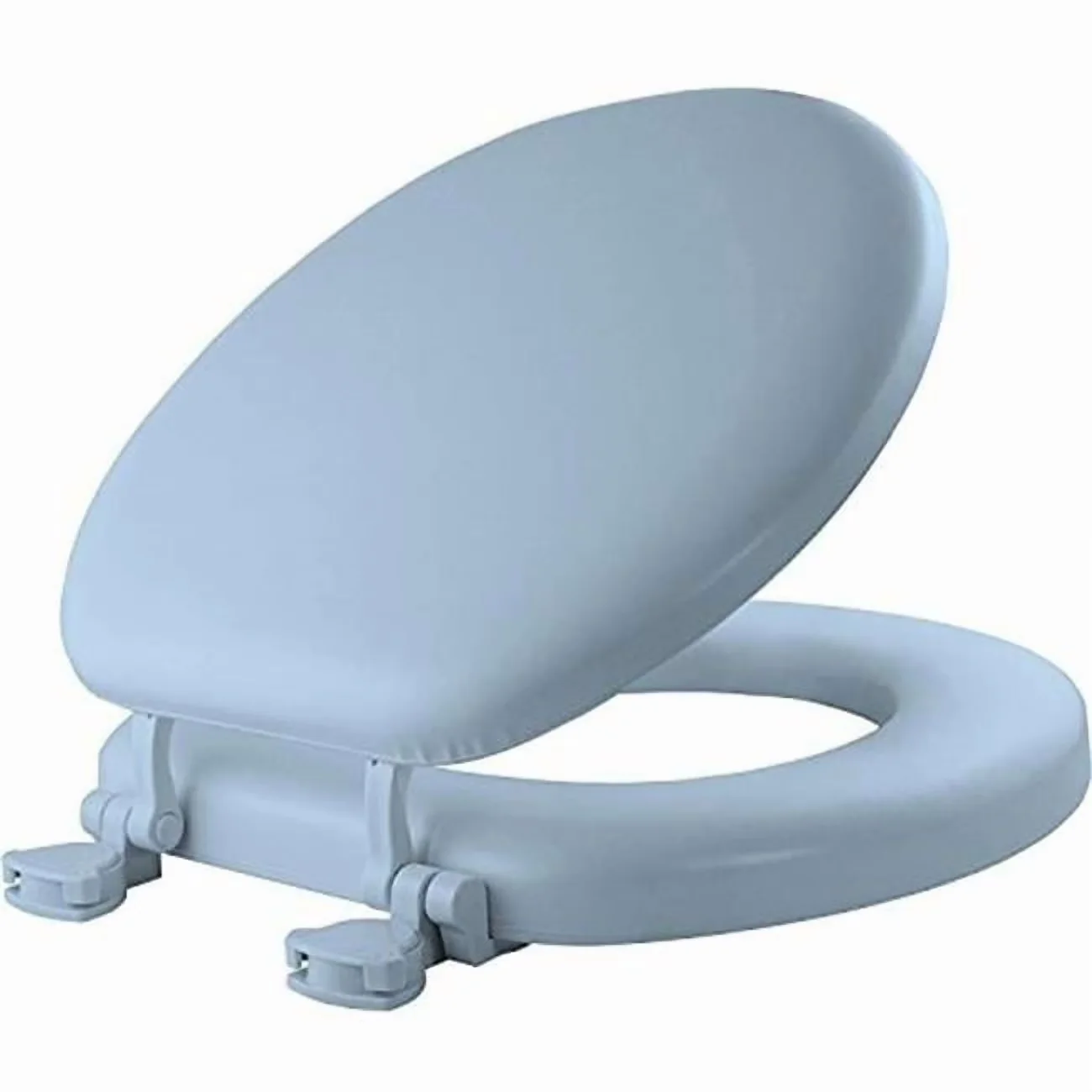 Stylish Toilet Seats And Lid with Soft Seat, Sky Blue Round Furniture - Sky Blue Model A62201