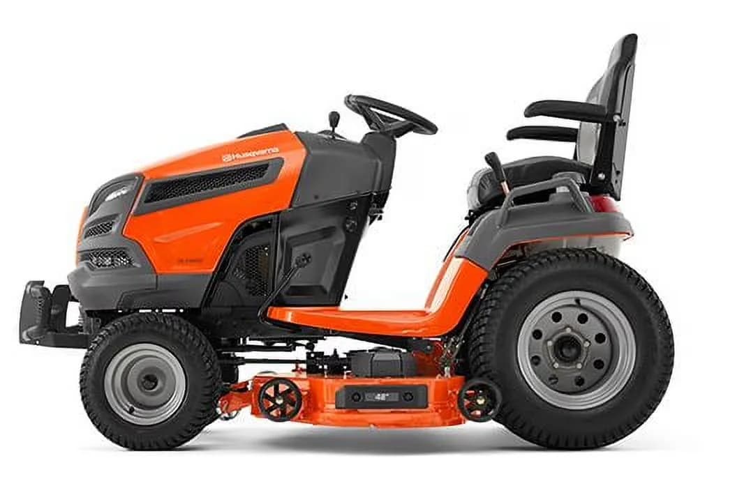 Premium Riding Lawn Mower with Headlights, 2-year transmission warranty included - Model 0D825D