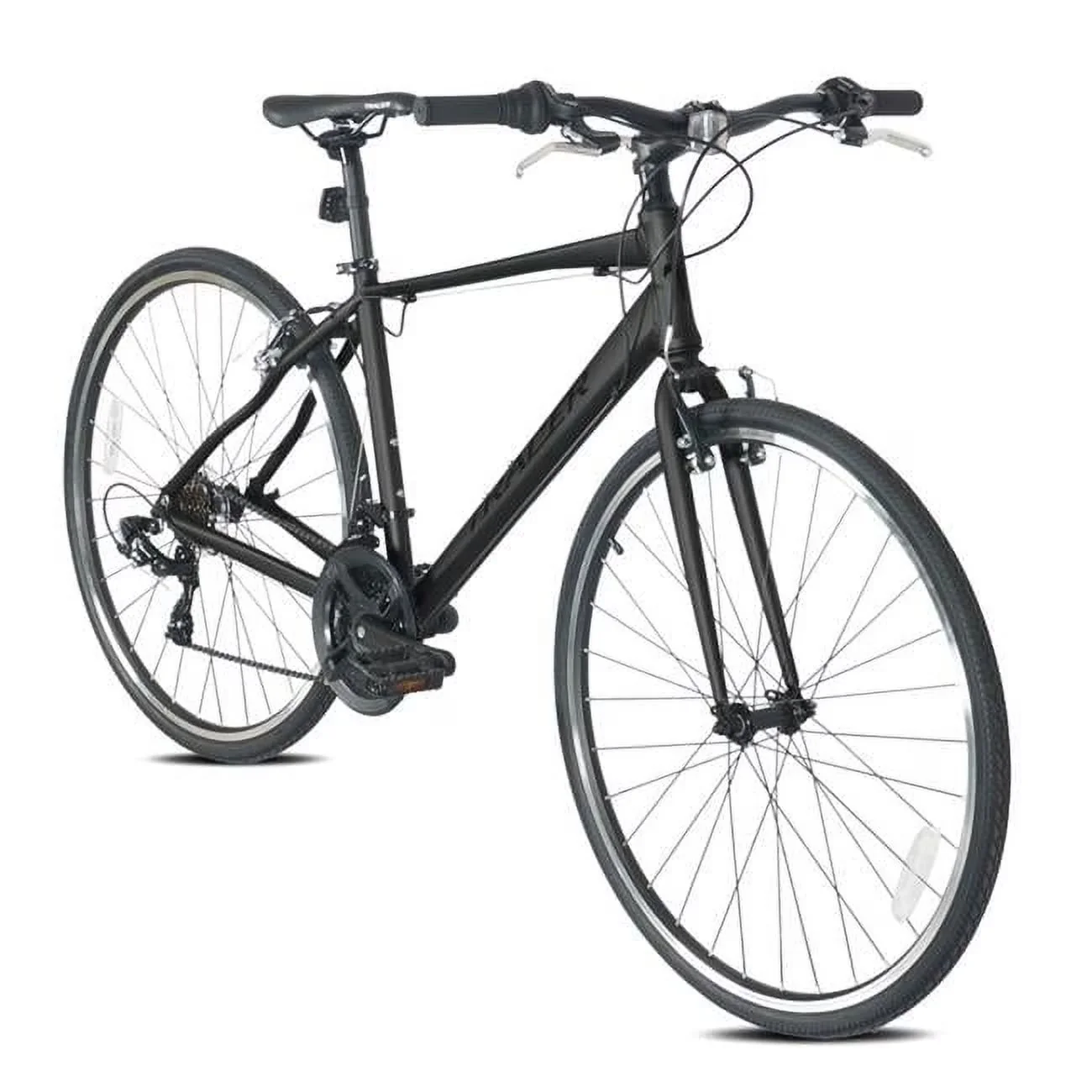 Essential Kids Bike with Lightweight, Large-Matte Black - Multicolor 700C Model 9FA386