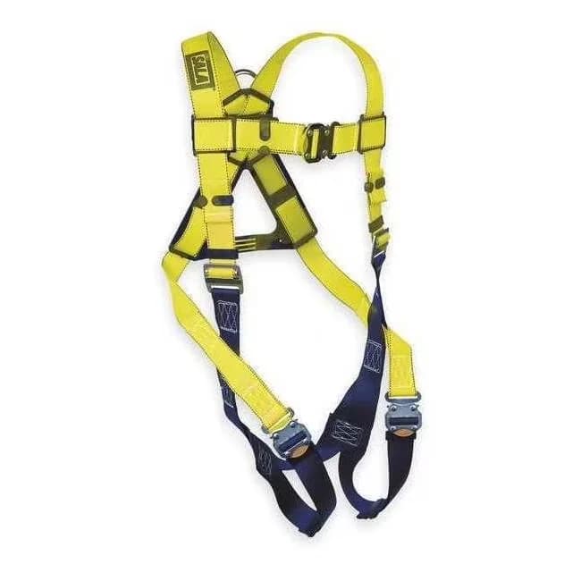 Modern Protective Equipment with Delta Vest-Style Harness - Yellow, Blue Velcro, Polyester Model E1CD49