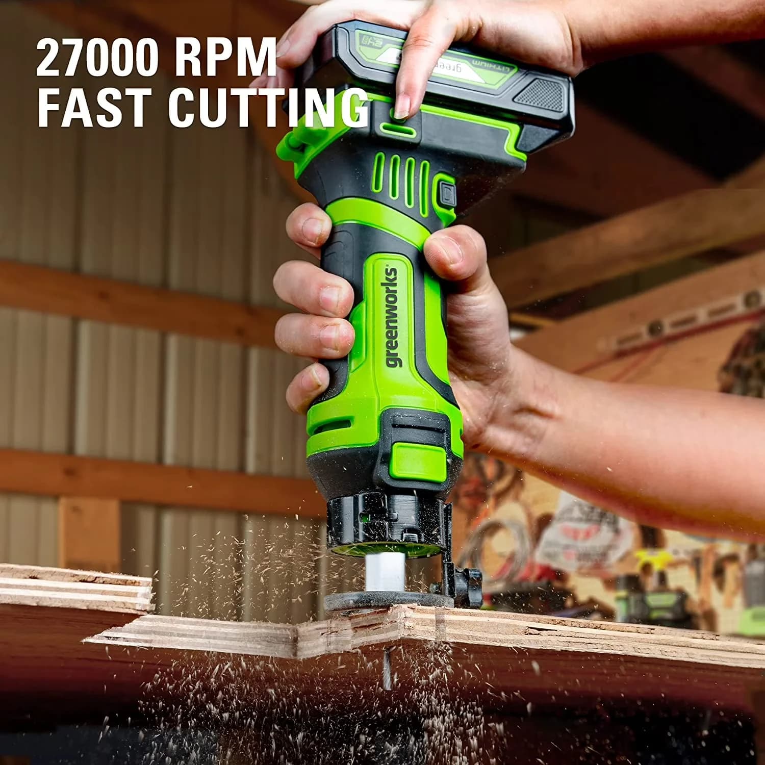 Modern Power Saw with Battery, 24V, 2Ah Battery and Charger - Satisfaction Guaranteed Model 451708