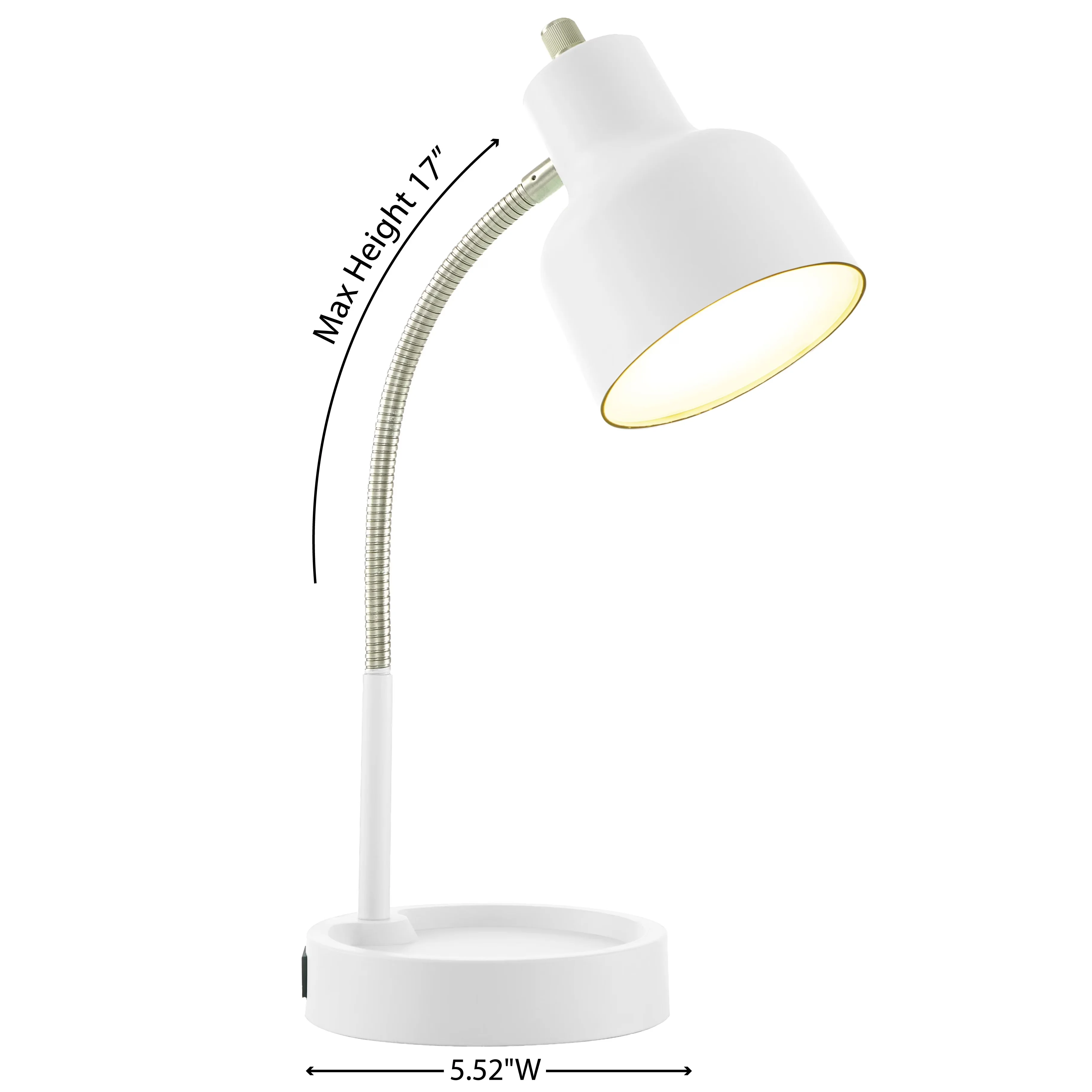 Modern Led Lighting with LED, Modern, Energy Efficient - Metal White Catch Model 3066B8