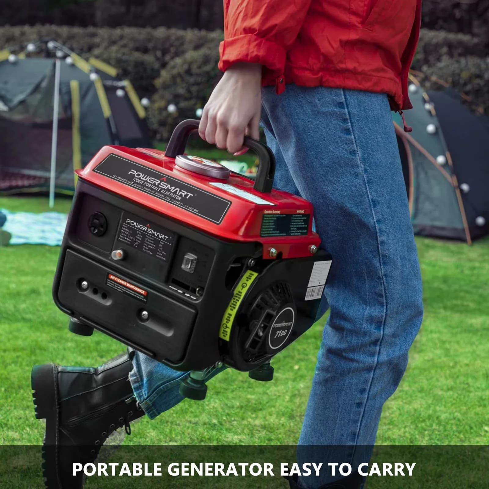 Reliable Generator with 1200W, Low Oil Shutdown, Material: Plastic - PS50 Model FB6C8B