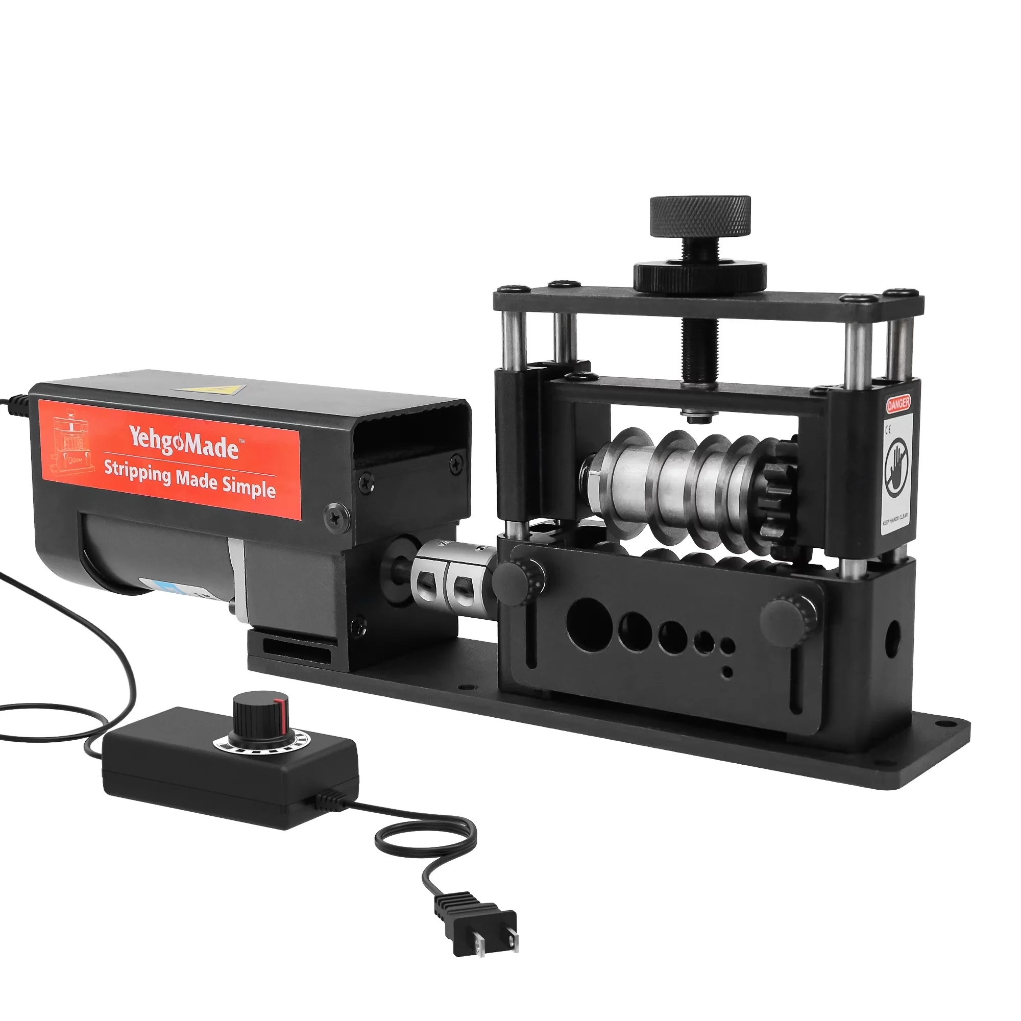 Reliable Woodworking with Adjustable, 6 Channels & 5 Blades, Automatic Wire Stripping Machine - Model 63C16E
