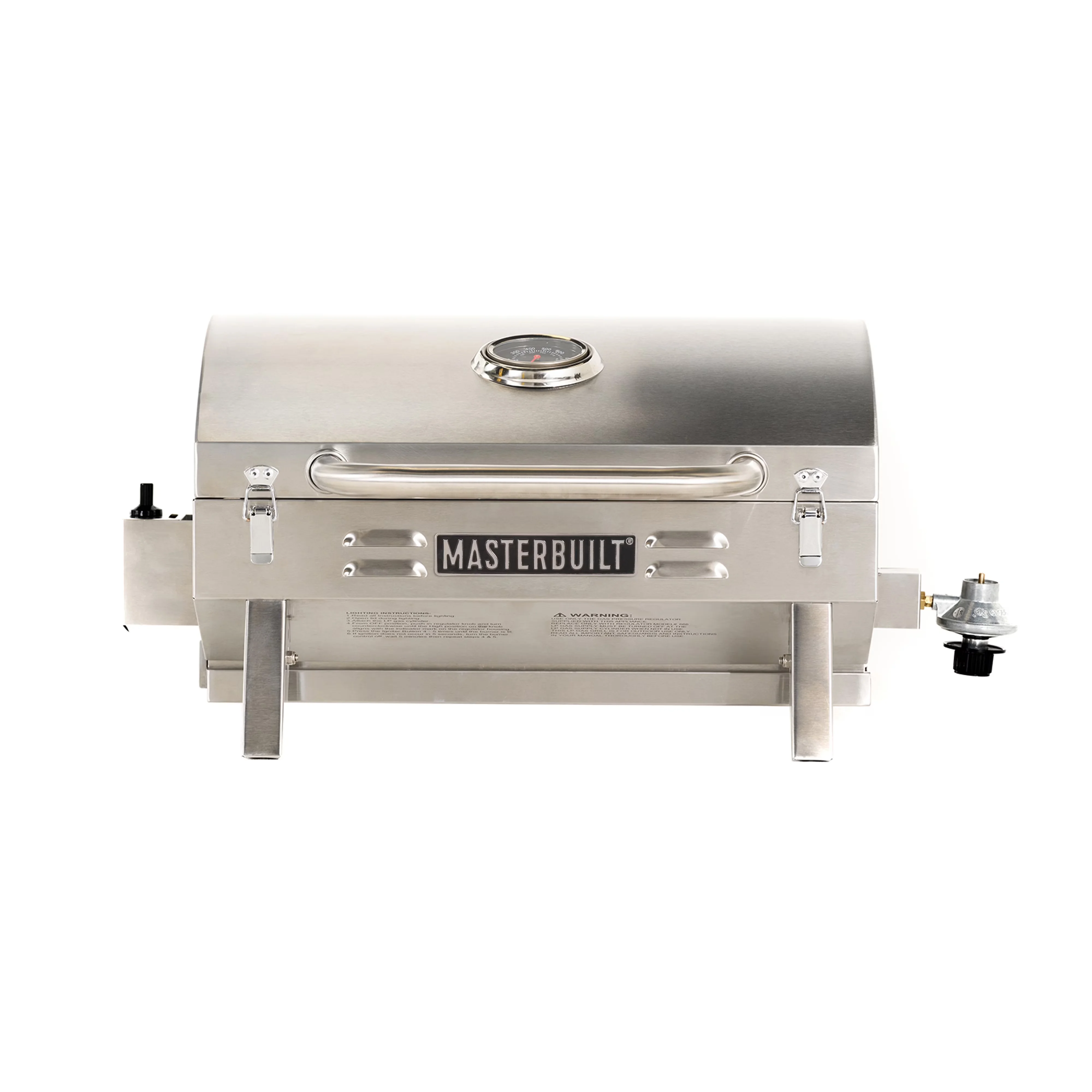 Stylish Gas Grill with Portable, 288 sq inches of total cooking surface - Stainless Steel Model C0AEC0