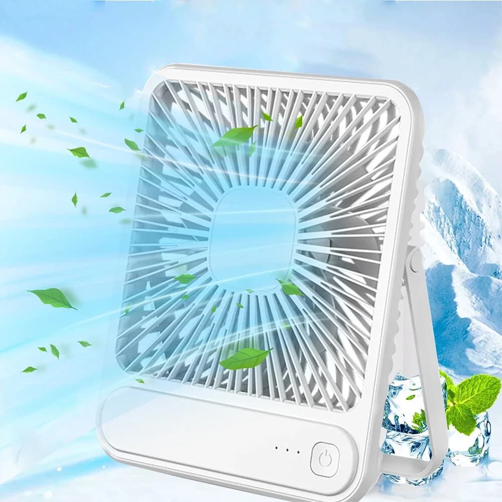 Innovative Fans In Cooling with Tilt Mechanism, Usb Desk Fan, Easy to use and practical for everyone. - Model F04D3D