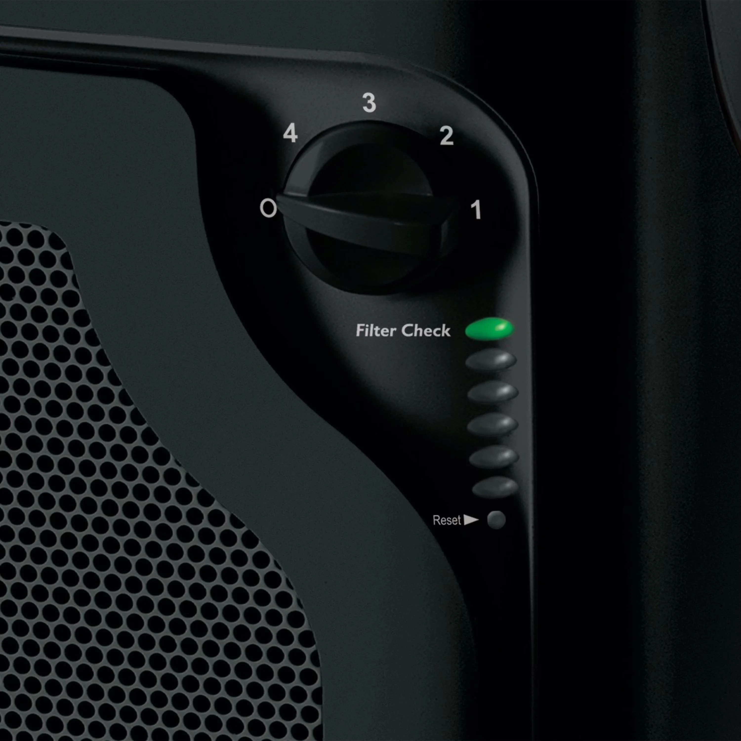 Innovative Air Purifier with Variable Speed, Filter Change Indicator, True HEPA Console - Model 38C3D7