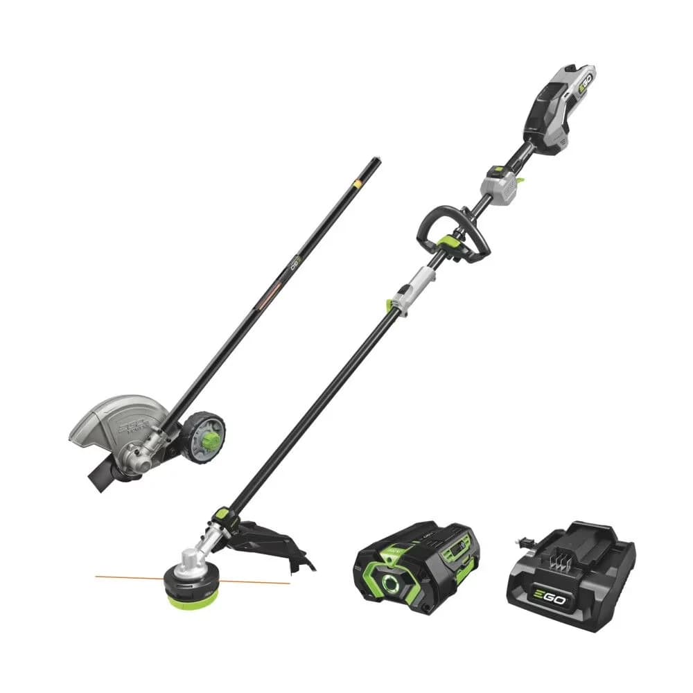 String Trimmer Stylish with Battery, Edger Conversion Capable, And Power Head Multi-Head Combo Kit - Model FDB291