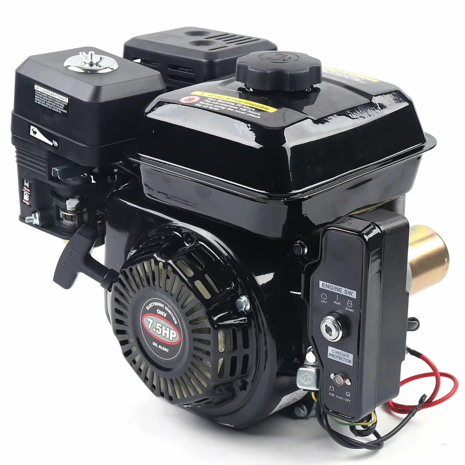 Classic Generator with Low Oil Shutdown, 7.5HP 4 Stroke Gasoline Engine, Engine Cooling Type: Air Cooling - Model 448DCB