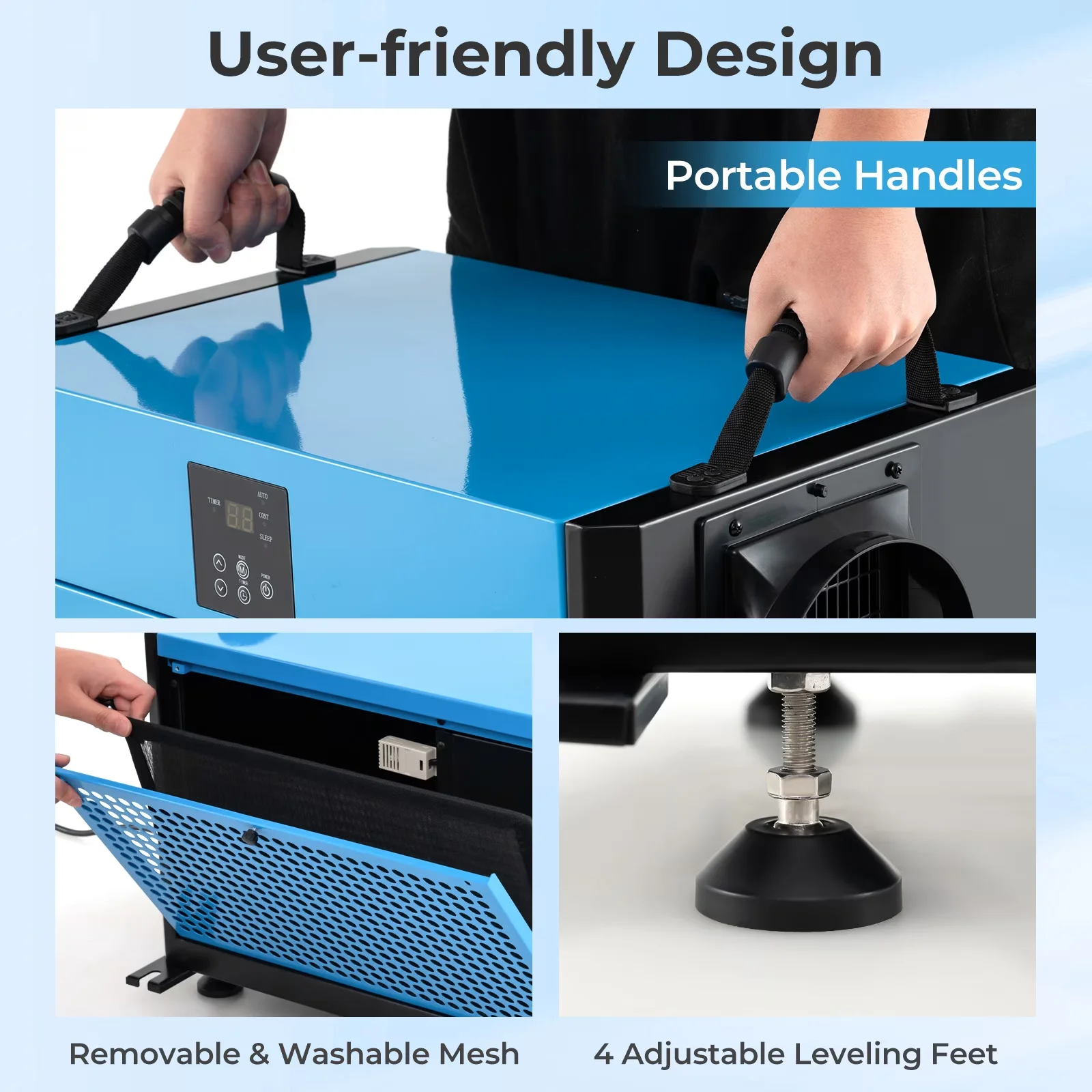 Durable Dehumidifier with 90%RH) - 24H for General Purpose Model 92AB76