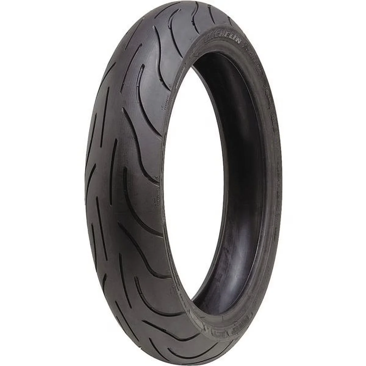 Premium Motorcycle Tire with Wet Or Dry, Pilot Power 2CT Radial Front 120/70ZR-17 - Black Model 09AFF1