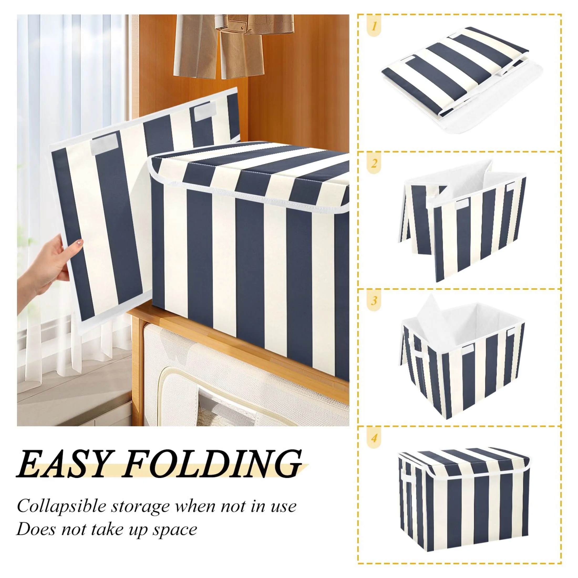 Versatile Garage Storage Supply with Collapsible - Multicolor Oxford Cloth Model 9A063C