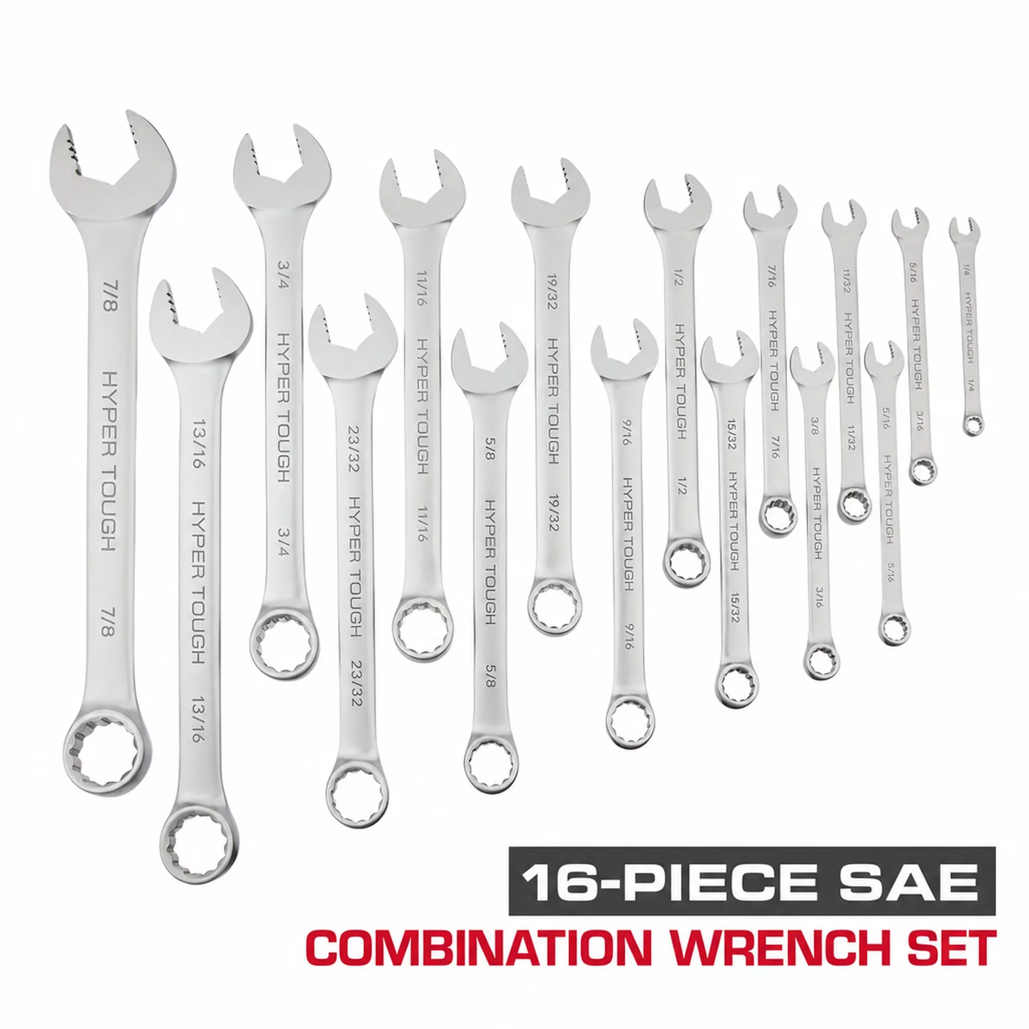 Hand Tool Set Efficient with Precision, SAE, Combination Wrench - Professional Series Model AFBD48