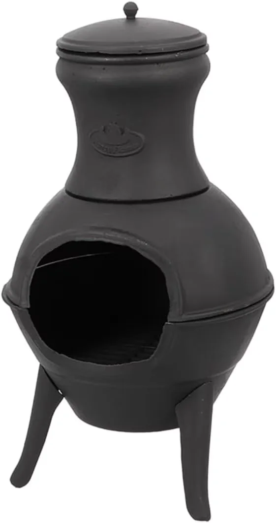 Stylish Outdoor Heating with 14"D x 14"W x 25"H, Black, FF109 Terrace Heater - Black Model 5935D4