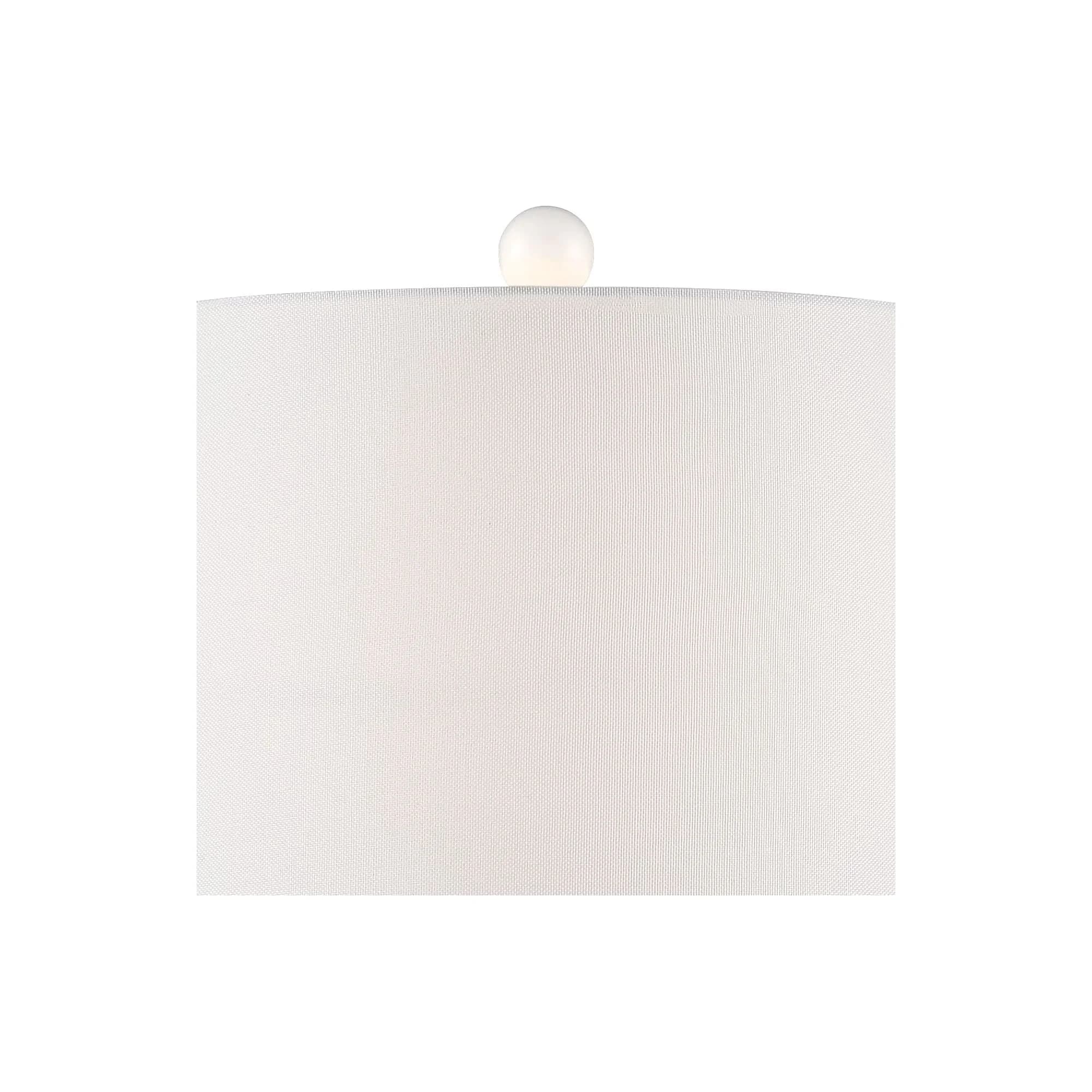 Innovative Lamp Set with Incandescent, Mid-Century - Ceramic White for Living Room, Bedroom Model A47B16