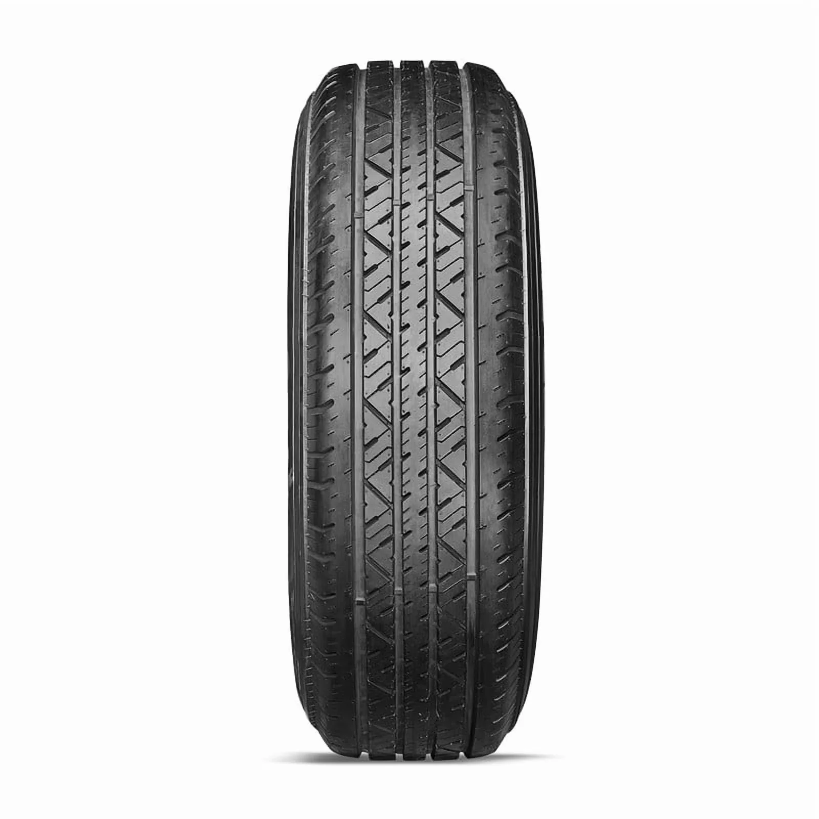 Sleek Trailer Tire with All-Weather, Max Pressure(psi):65, Size:ST205/75R14 8 Ply(Tire Only) - Model C69929